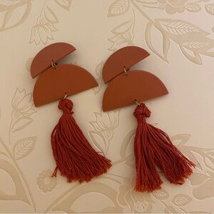 Tassel Earrings (handmade polymer)